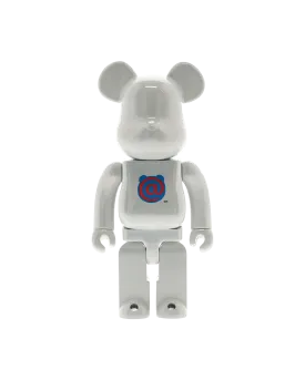 1000% 1st Model White Chrome Be@rbrick Multicolor