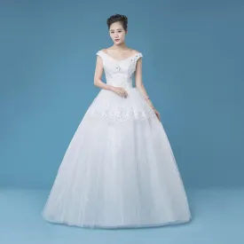 A-line long tulle new arrive wedding dresses, WD66