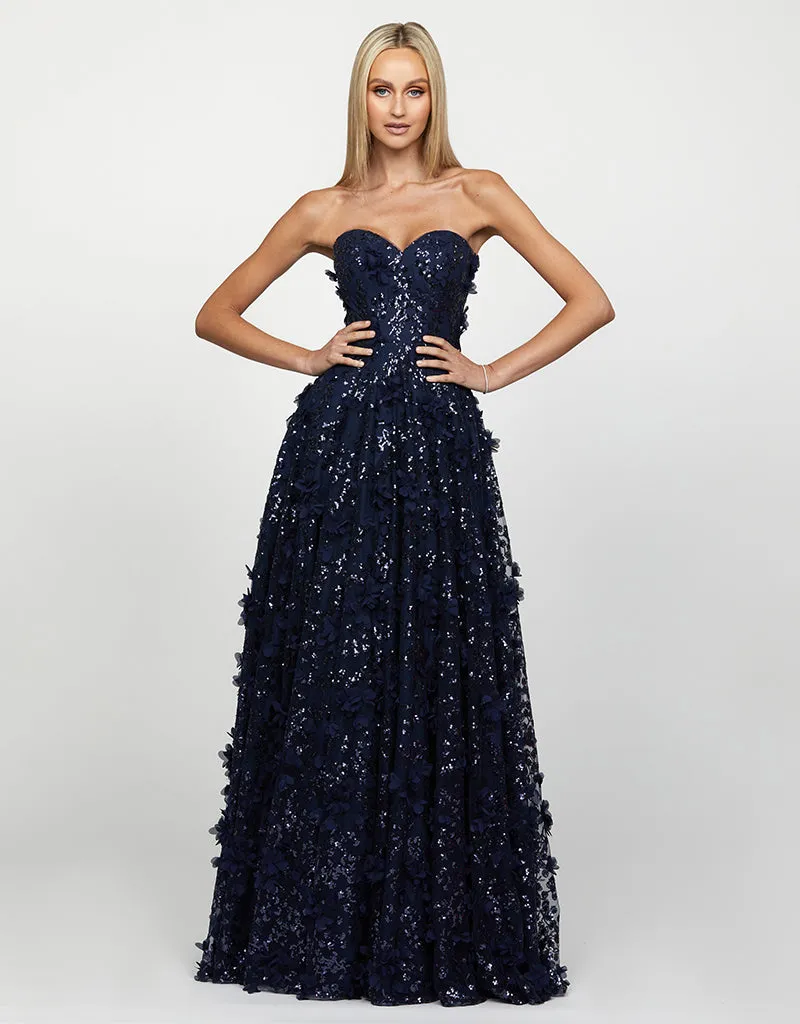 ADELA SWEETHEART PETAL BALL GOWN B41D01L