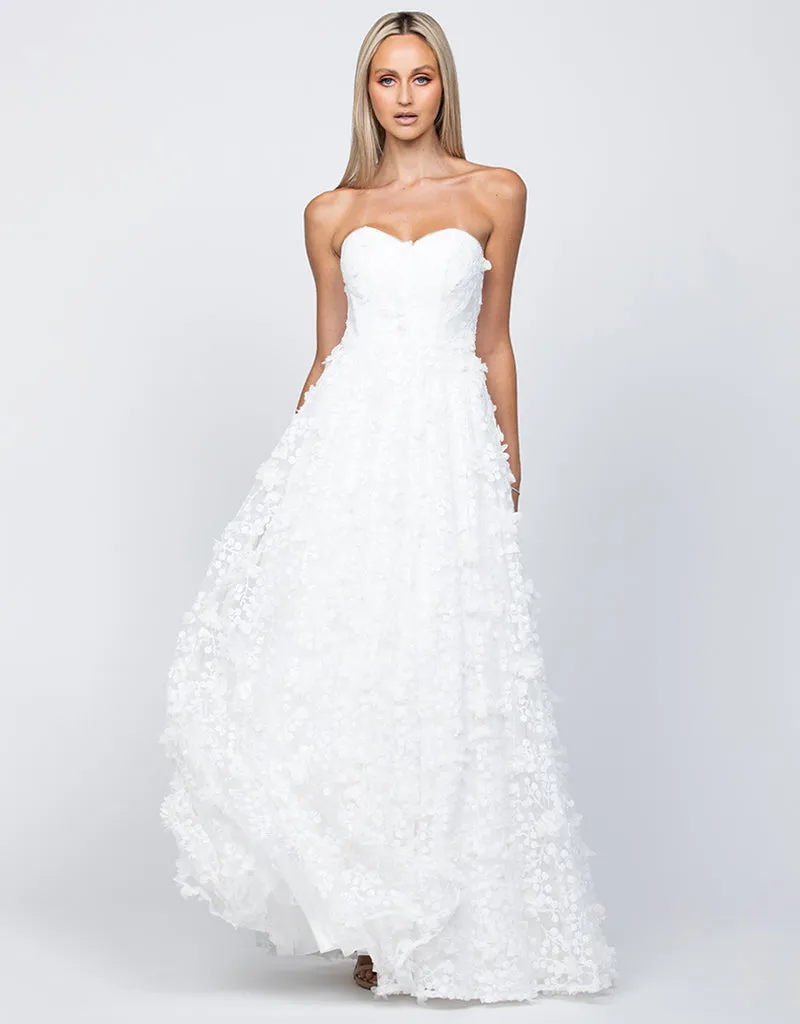ADELA SWEETHEART PETAL BALL GOWN B41D01L