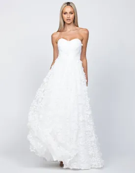 ADELA SWEETHEART PETAL BALL GOWN B41D01L