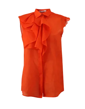 Aghata Drape Front Blouse