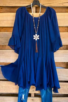 AHB EXCLUSIVE: The It Girl Oversized Loose Fitting Tunic - Navy