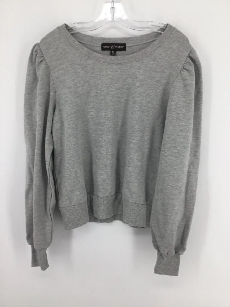 Almost Famous Child Size 8 Gray Sweatshirt - girls