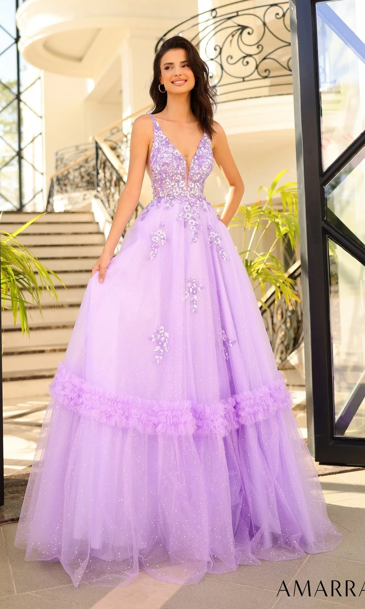 Amarra Long Formal Dress 88744