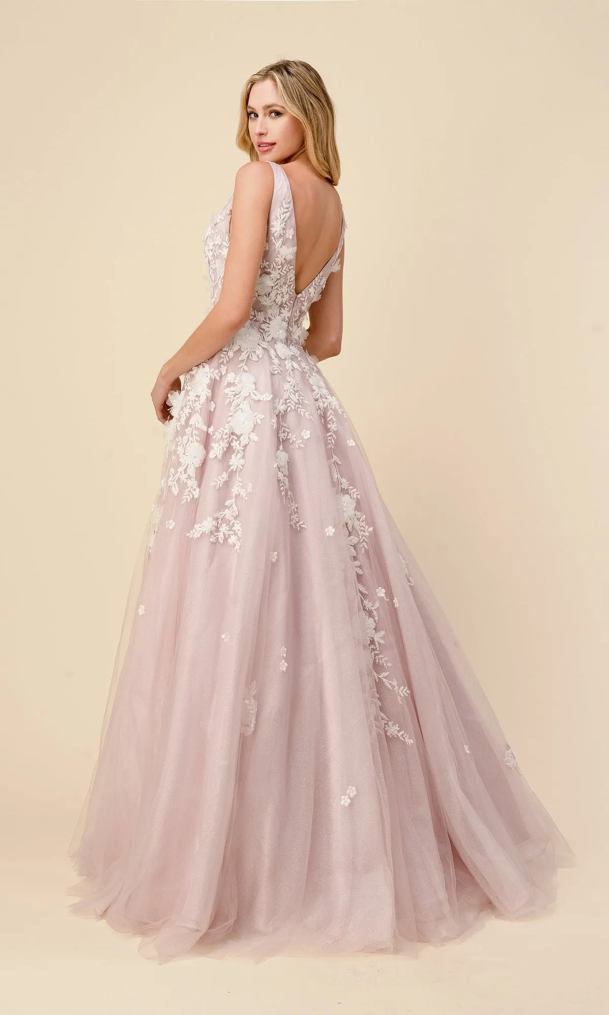 Andrea & Leo Long Formal Dress A1028
