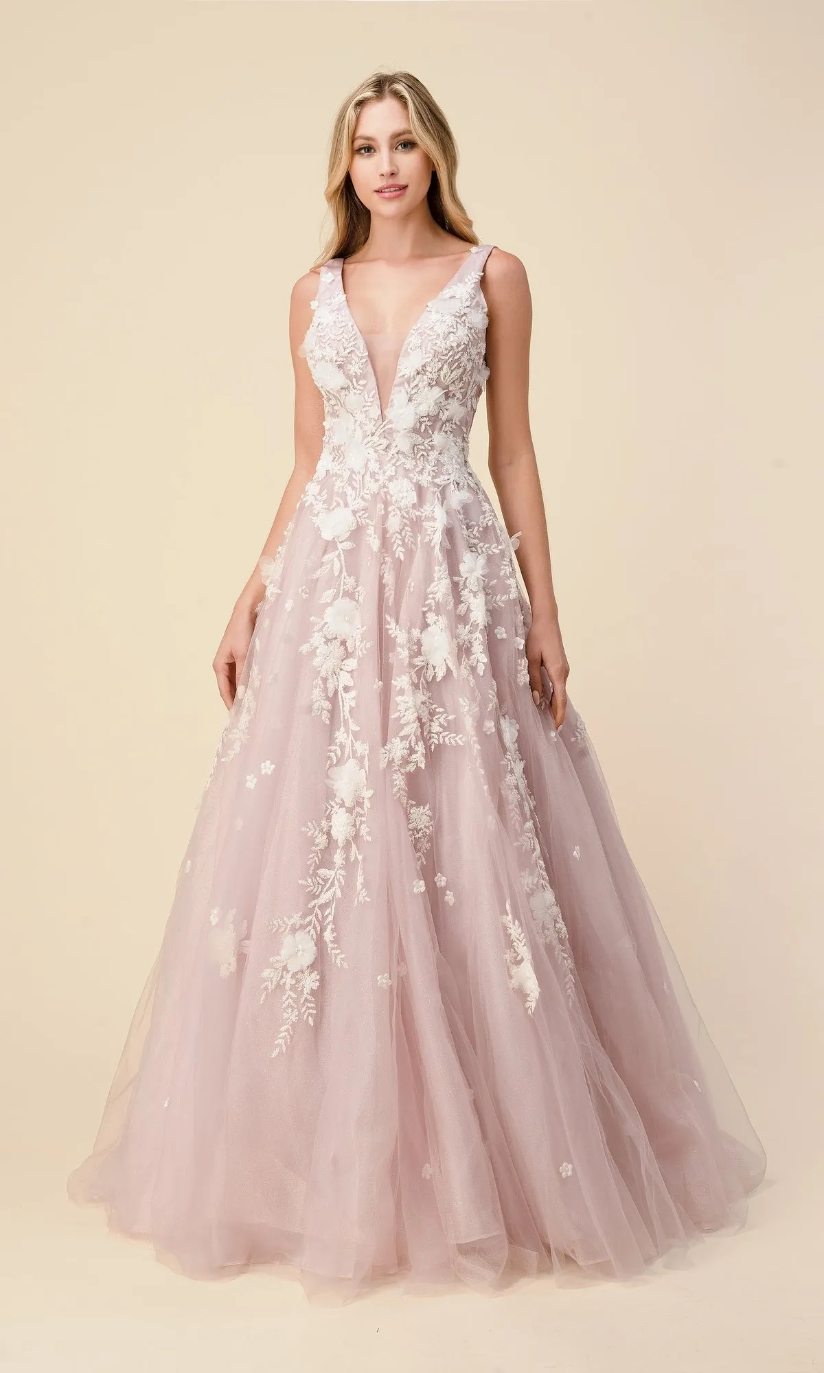 Andrea & Leo Long Formal Dress A1028