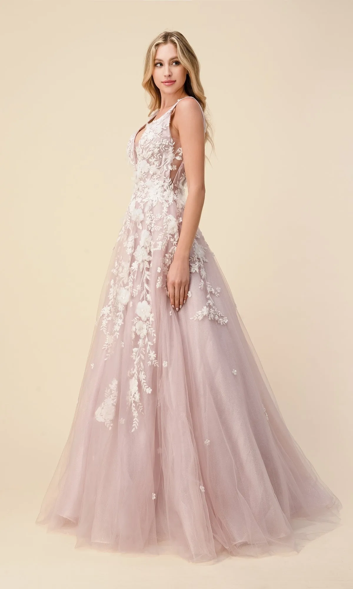 Andrea & Leo Long Formal Dress A1028