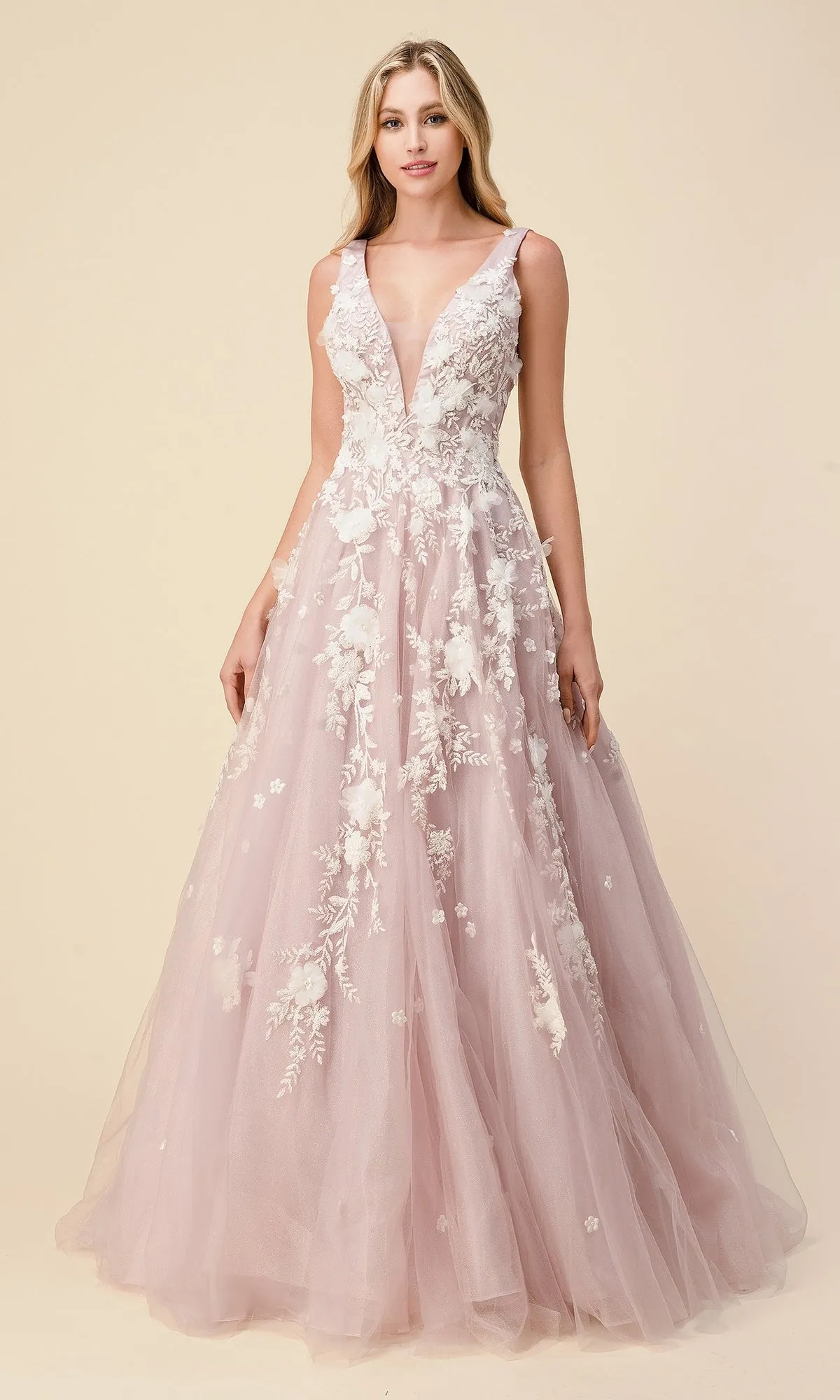 Andrea & Leo Long Formal Dress A1028