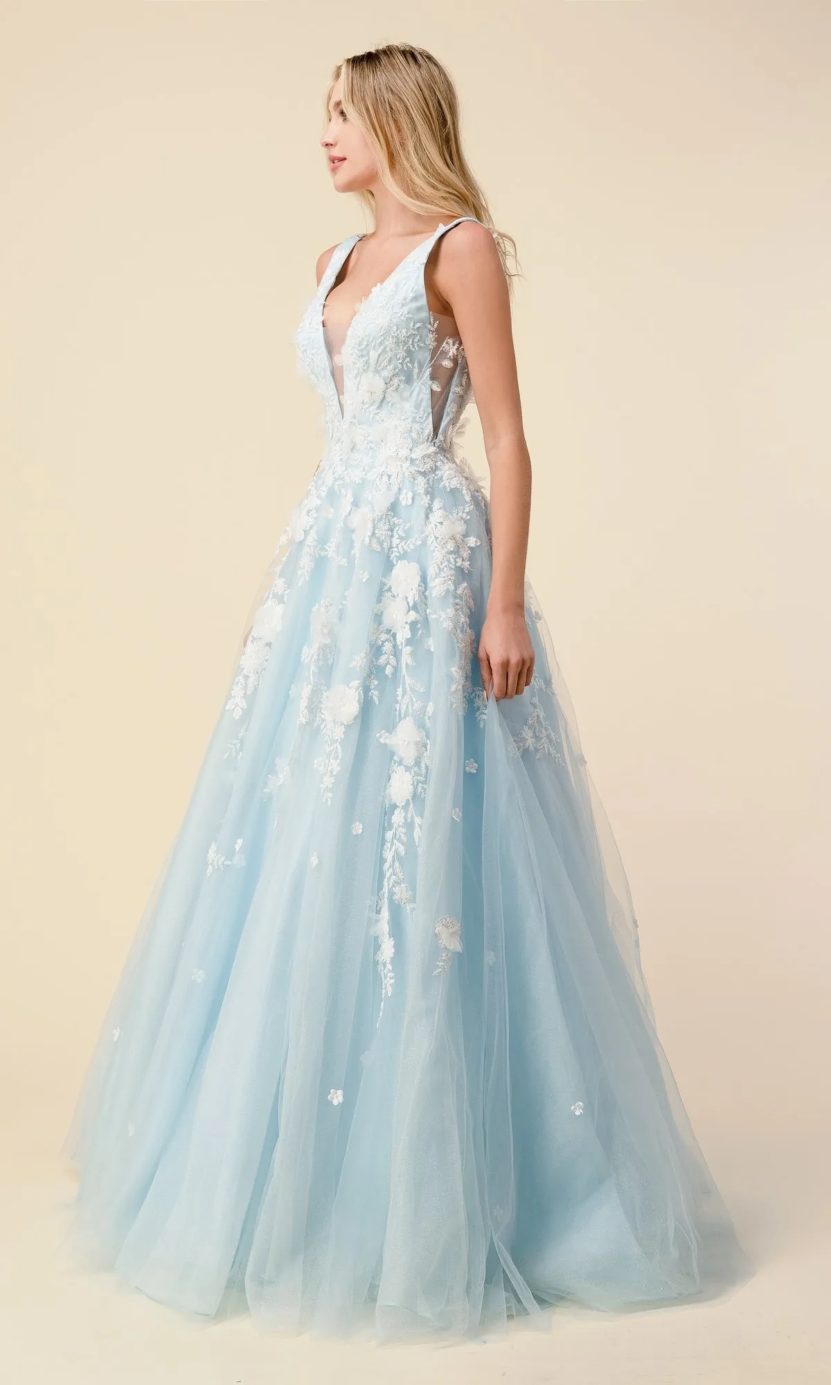 Andrea & Leo Long Formal Dress A1028