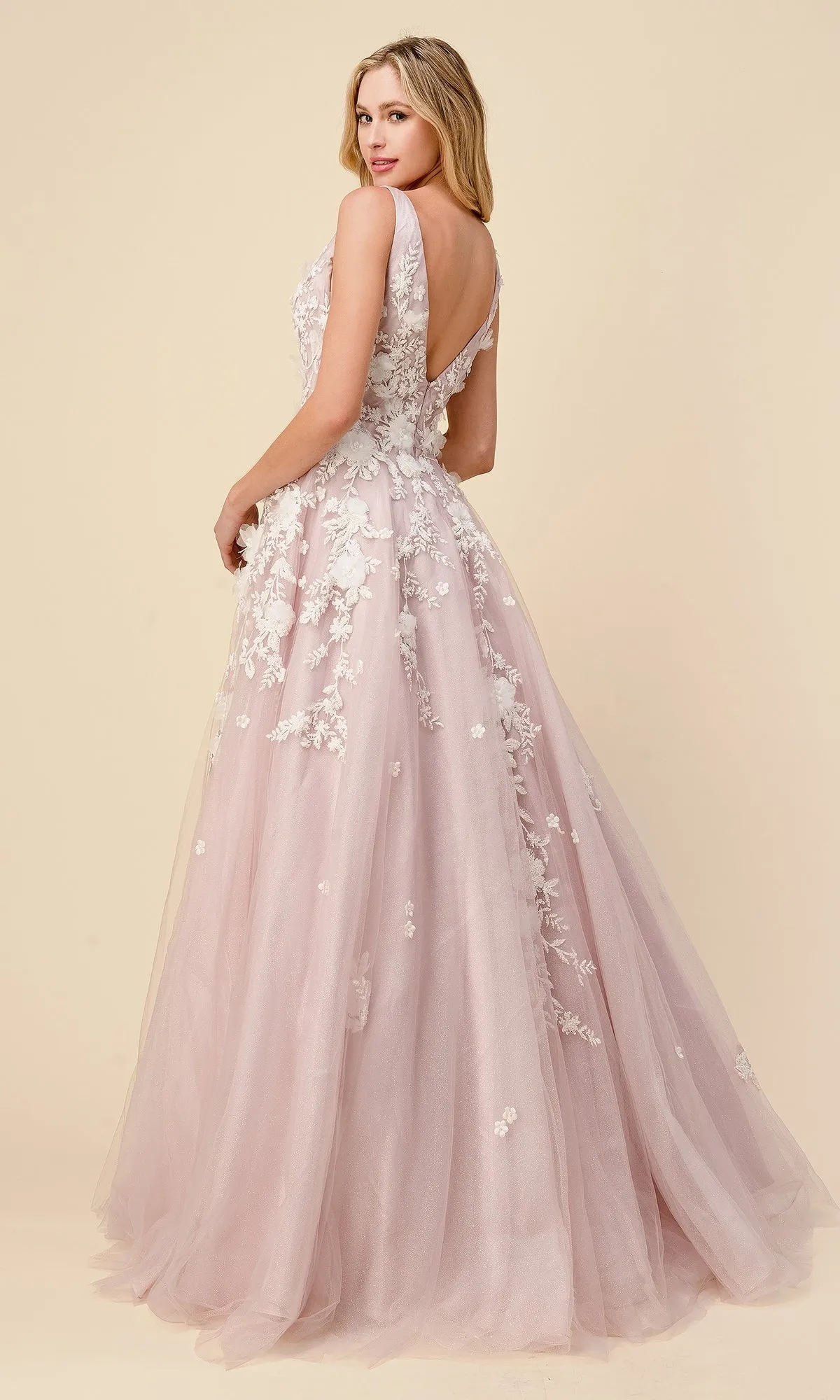 Andrea & Leo Long Formal Dress A1028