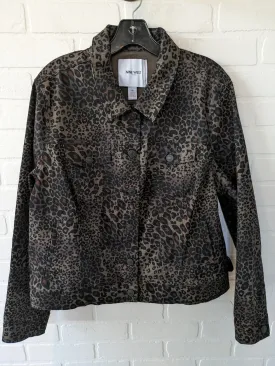 Animal Print Jacket Denim Nine West, Size Xxl
