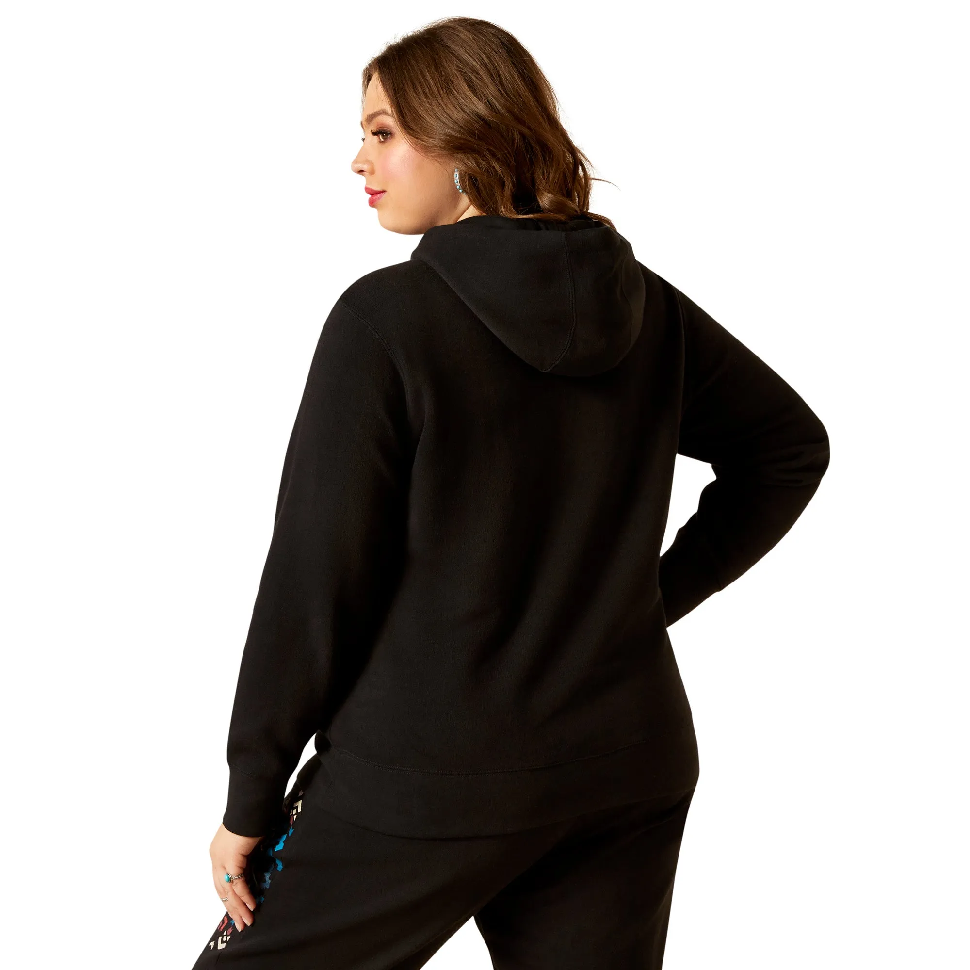 Ariat 10046448 Real Black Geo Hoodie