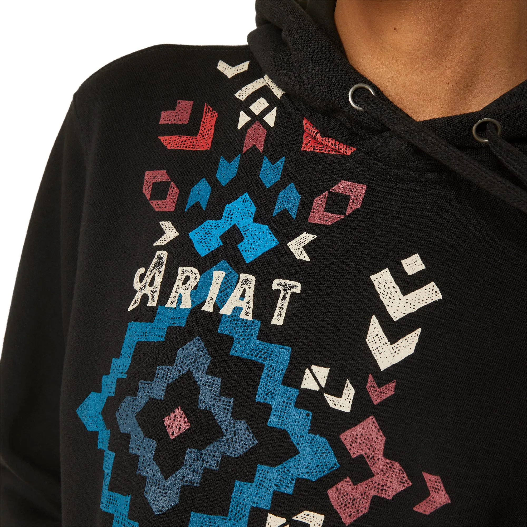Ariat 10046448 Real Black Geo Hoodie