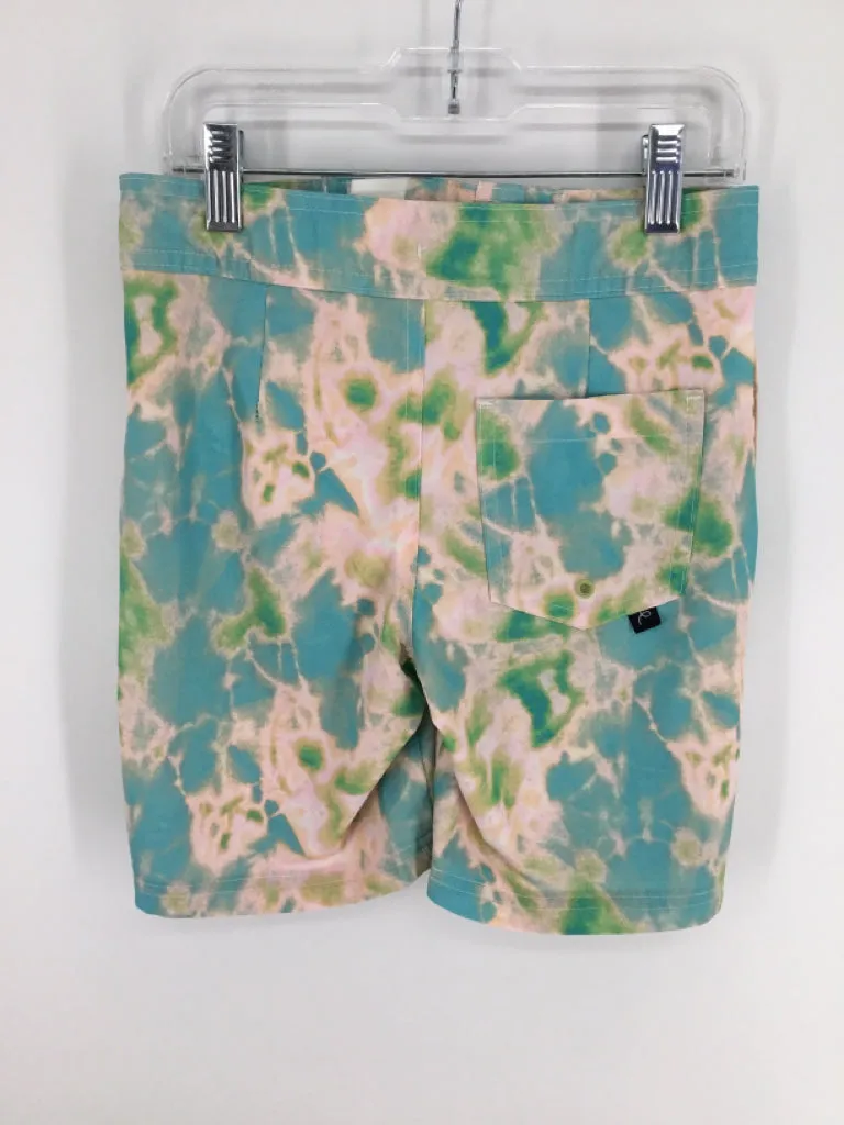 Art Class Child Size 7 Blue Tye Dye Swimwear - boys