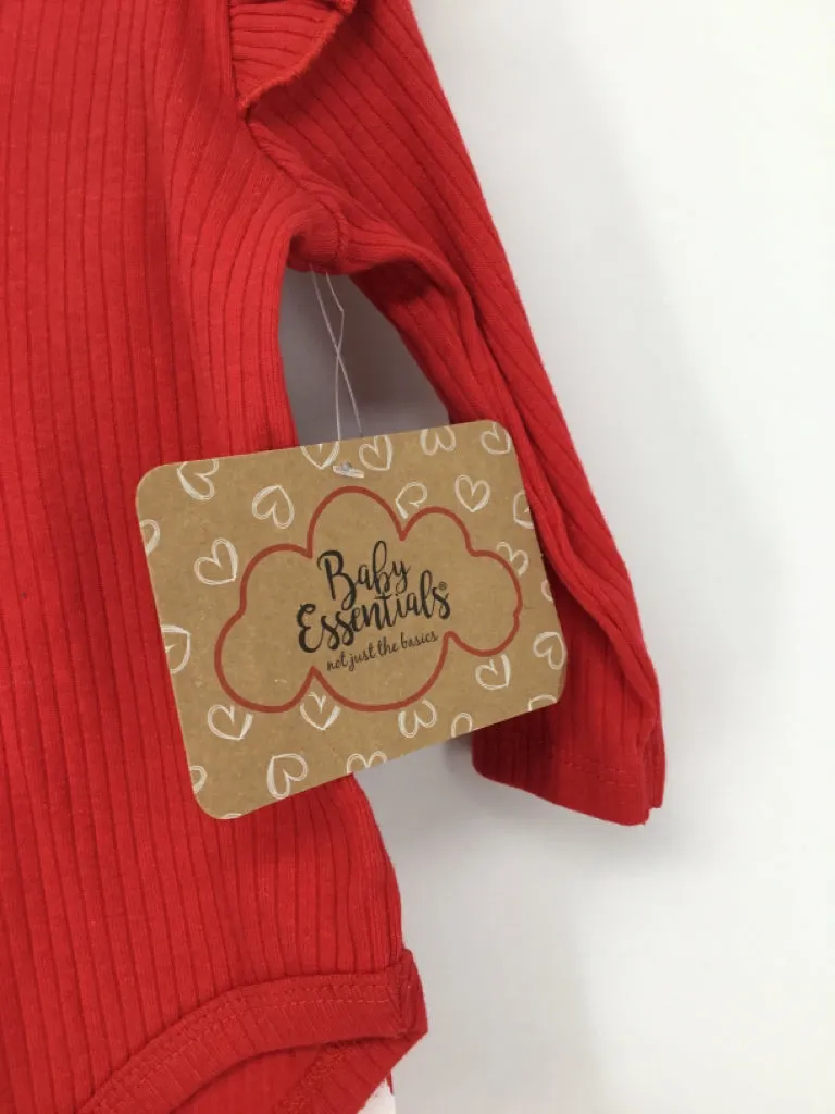 Baby Essentials Child Size 9 Months Red Valentine's Day Outfit