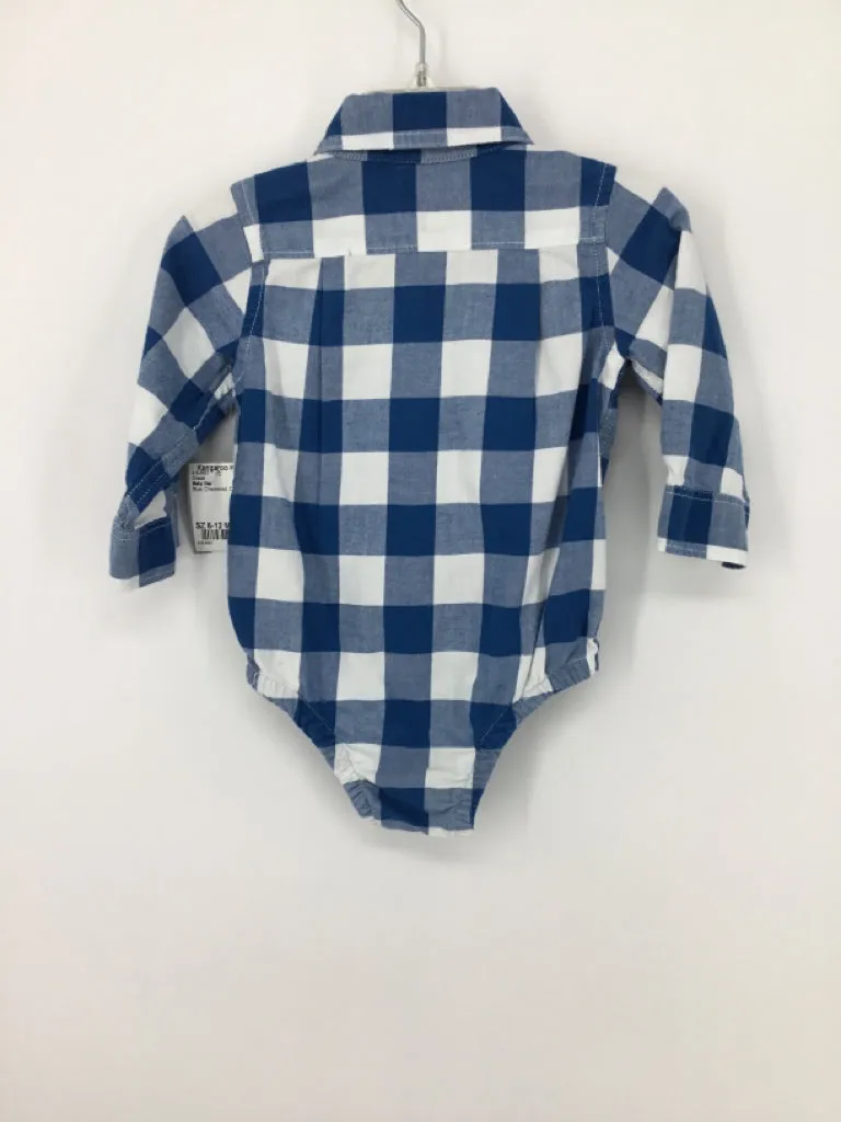 Baby Gap Child Size 6-12 Months Blue Onesie