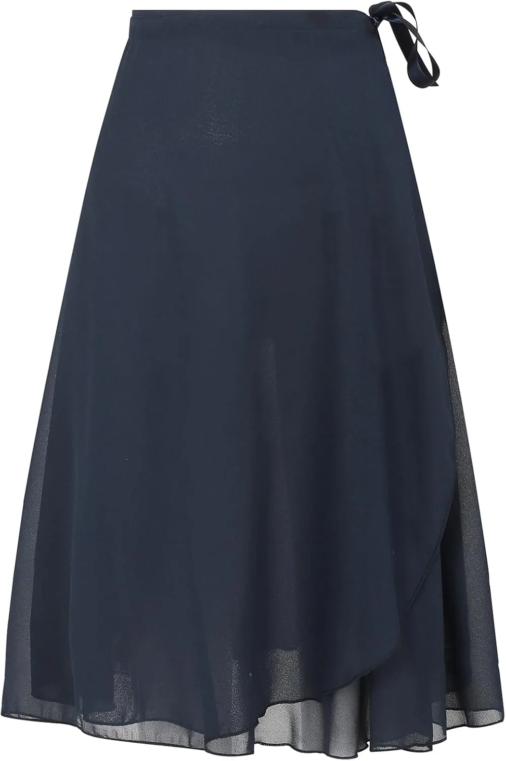 Ballet Skirt for Women Long Wrap Skirt Sheer Dance Costumes with Adjustable Waist tie for Adult Ladies Big Girls