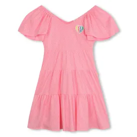 Billieblush Girls Pink Short Sleeved Dress