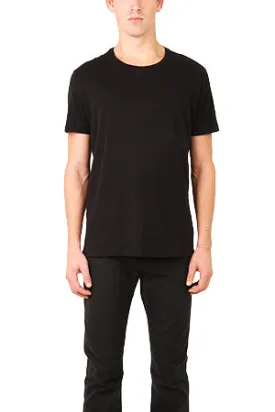 Black ATM Classic Jersey Crew Tee