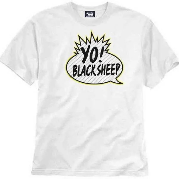 Black Sheep Yo! Tee White