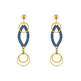 BLUE EYED MONSTER EARRINGS