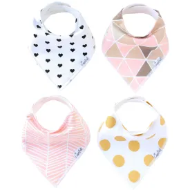 Blush Bandana Bib Set