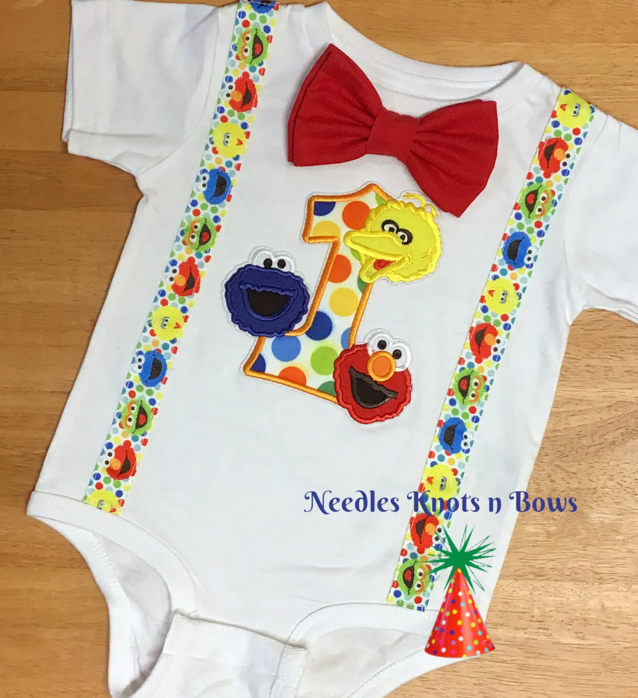Boys 1st Birthday Outfit, Sesame Street Cake Smash & Birthday Outfit