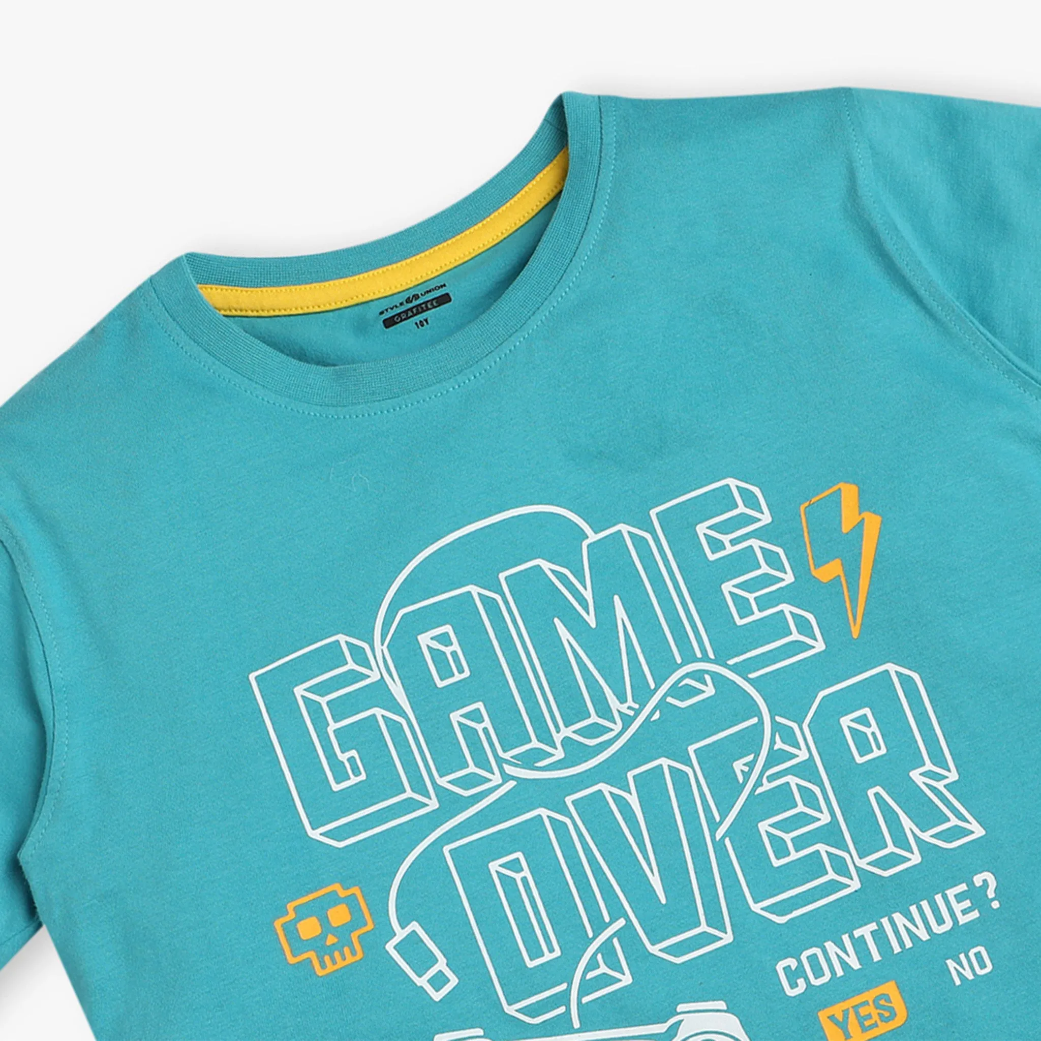 Boy's Regular Fit Graphic T-Shirt
