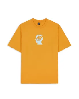 Brain Dead x K2 Logo Lockup T-Shirt - Orange