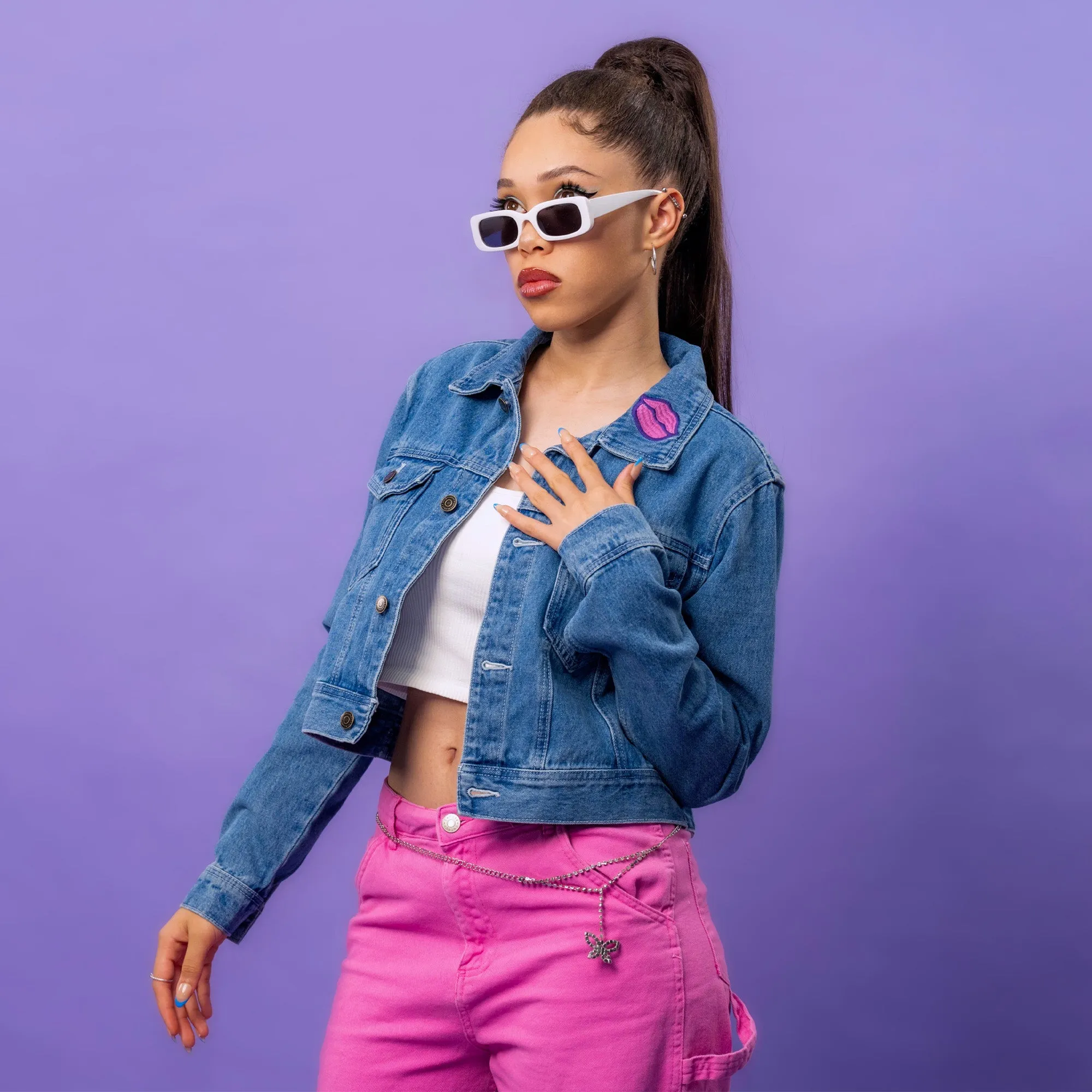 Bratz Cropped Denim Jacket