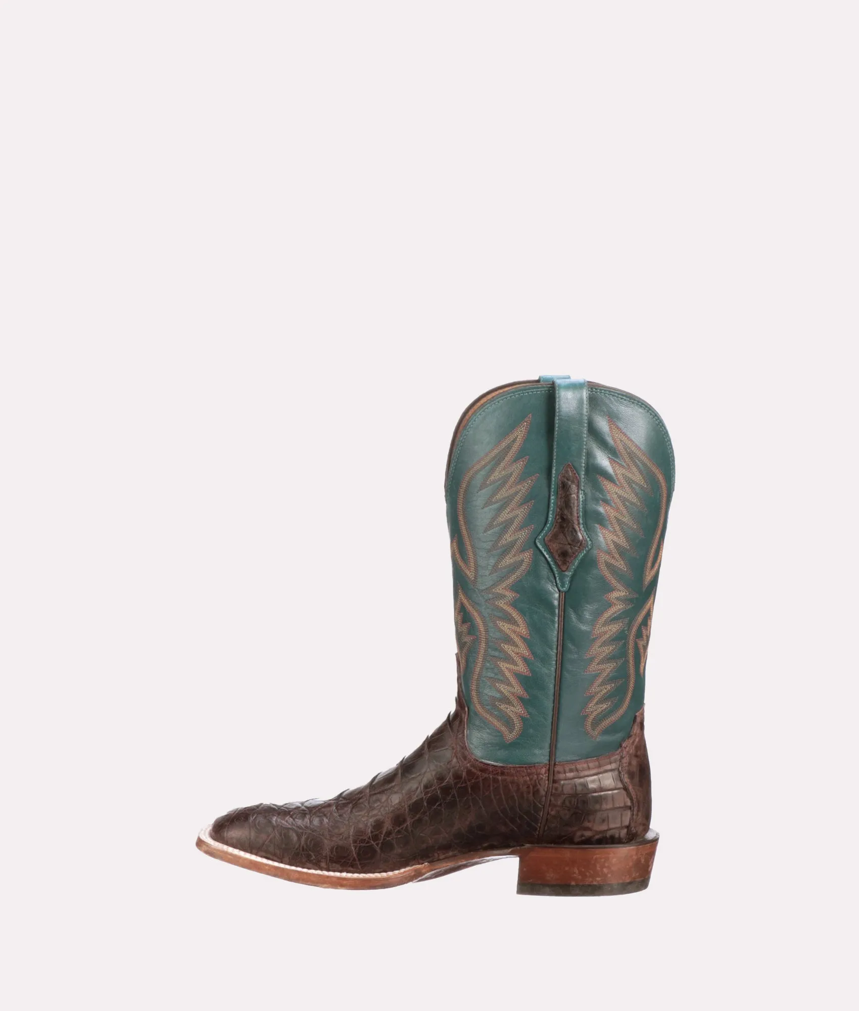 Bryan Exotic Distressed :: Barrel Brown   Teal