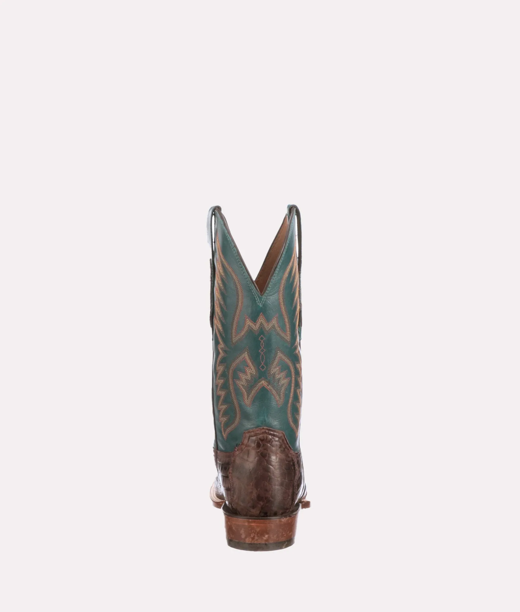Bryan Exotic Distressed :: Barrel Brown   Teal