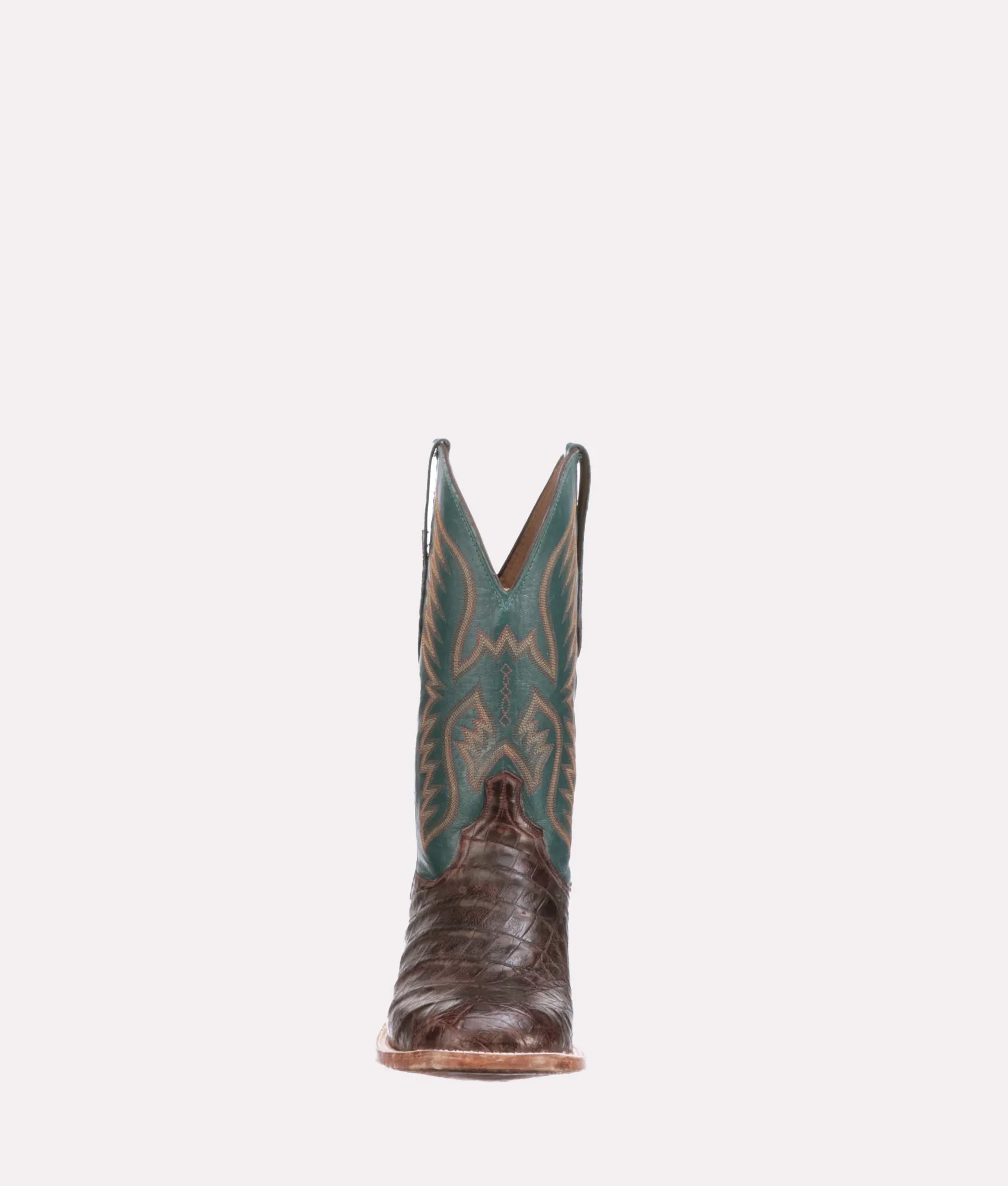 Bryan Exotic Distressed :: Barrel Brown   Teal