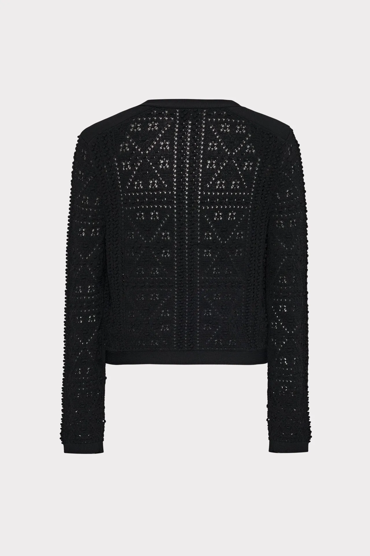 Bubble Pointelle Knit Jacket