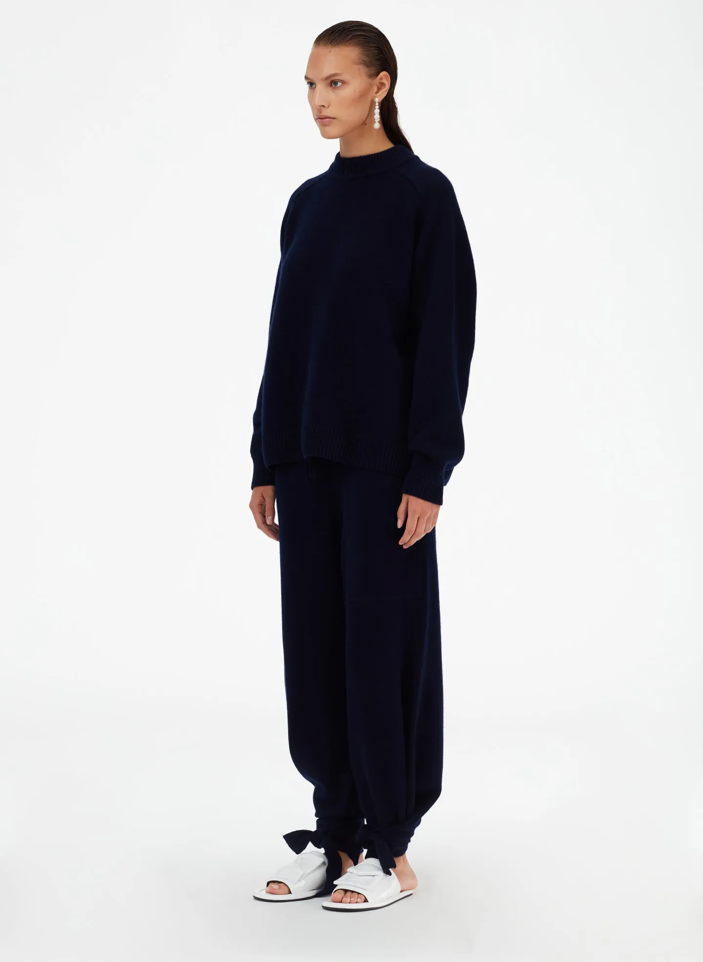 Cashmere Tie Lounge Sweatpants