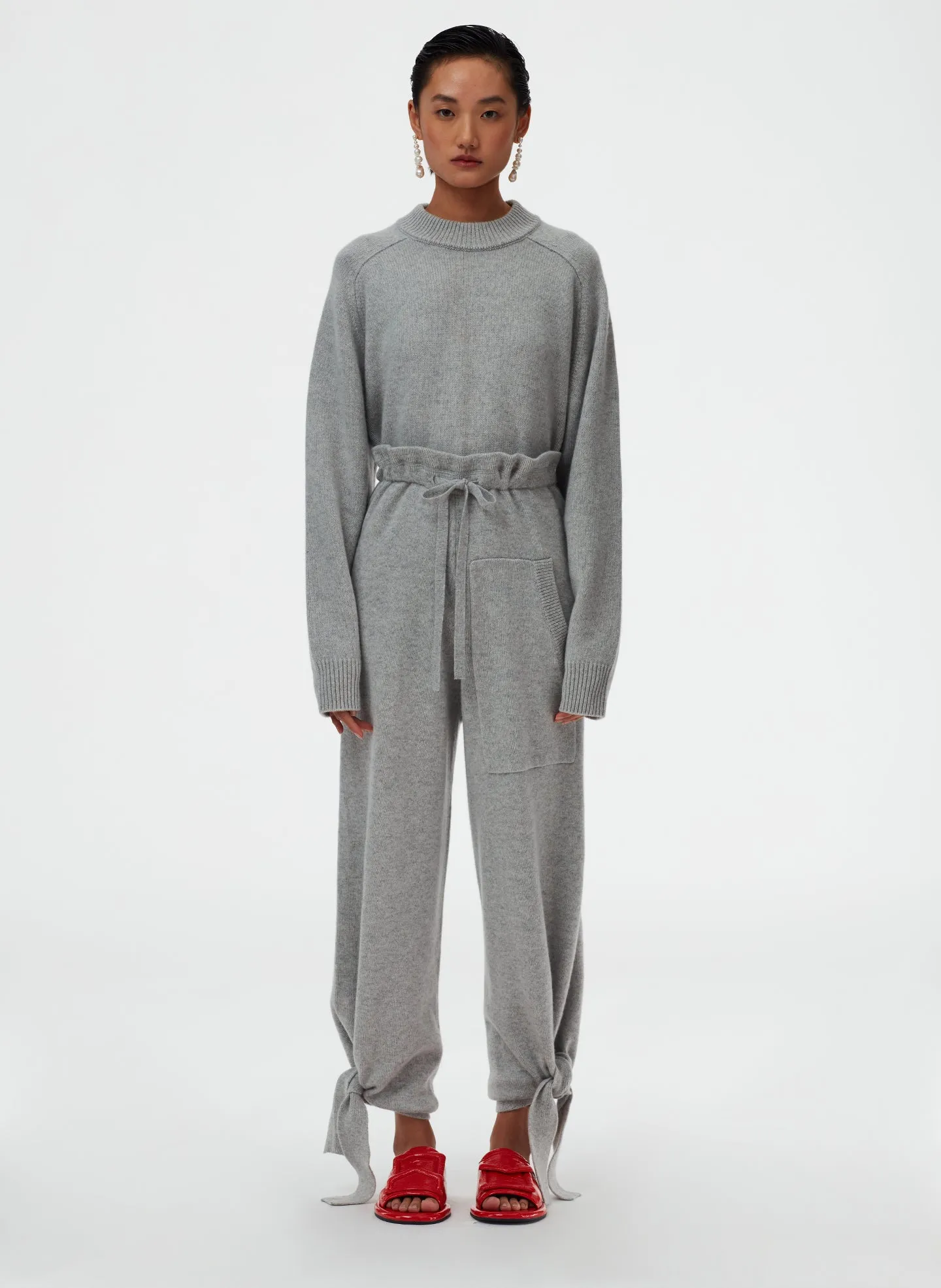 Cashmere Tie Lounge Sweatpants