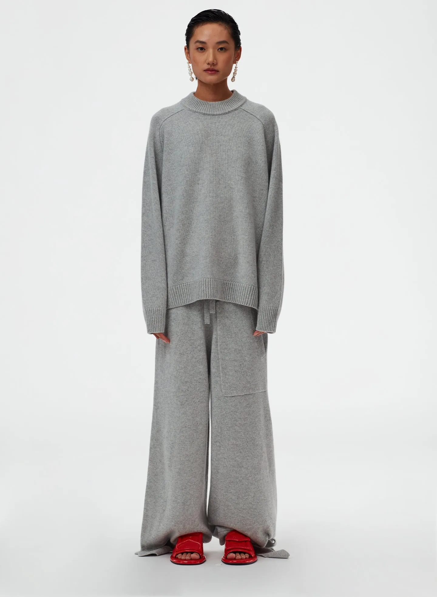 Cashmere Tie Lounge Sweatpants