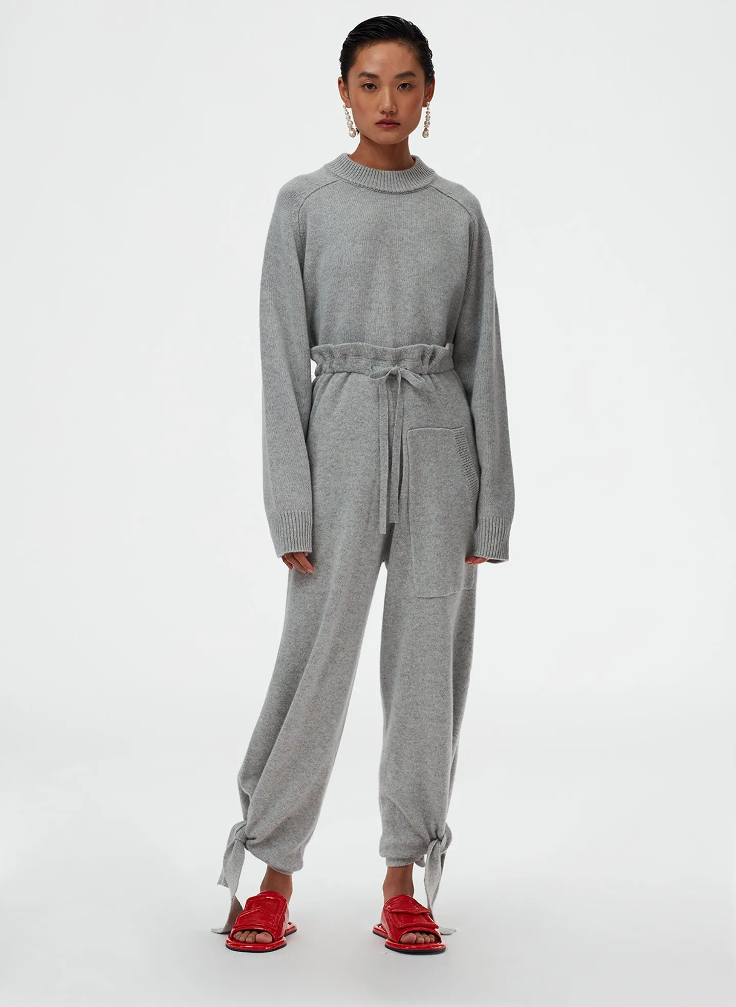 Cashmere Tie Lounge Sweatpants
