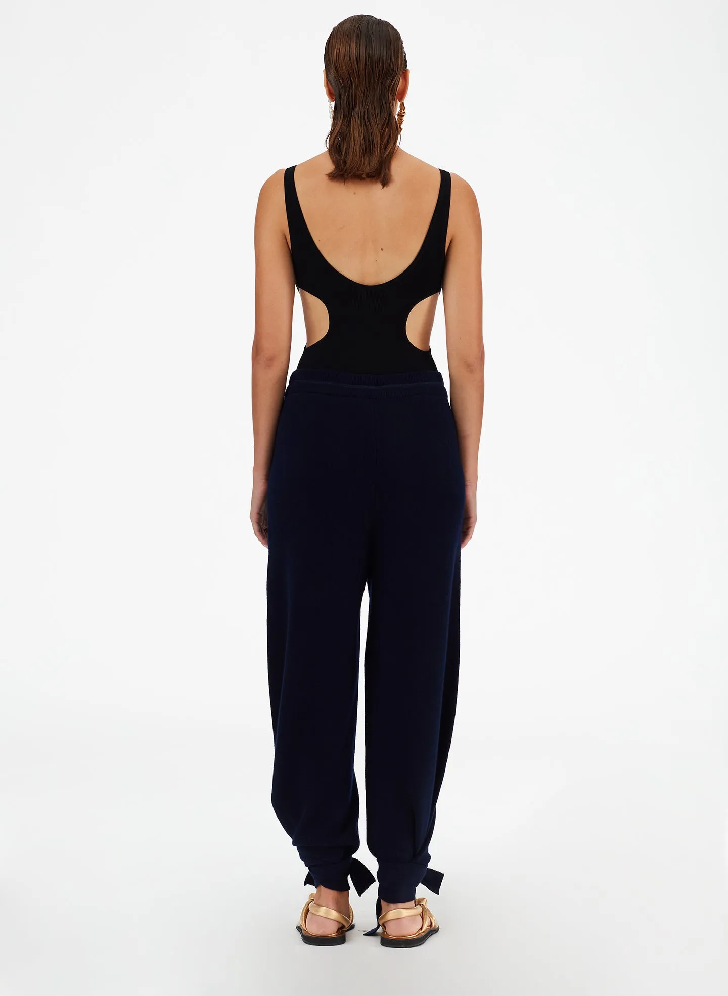 Cashmere Tie Lounge Sweatpants