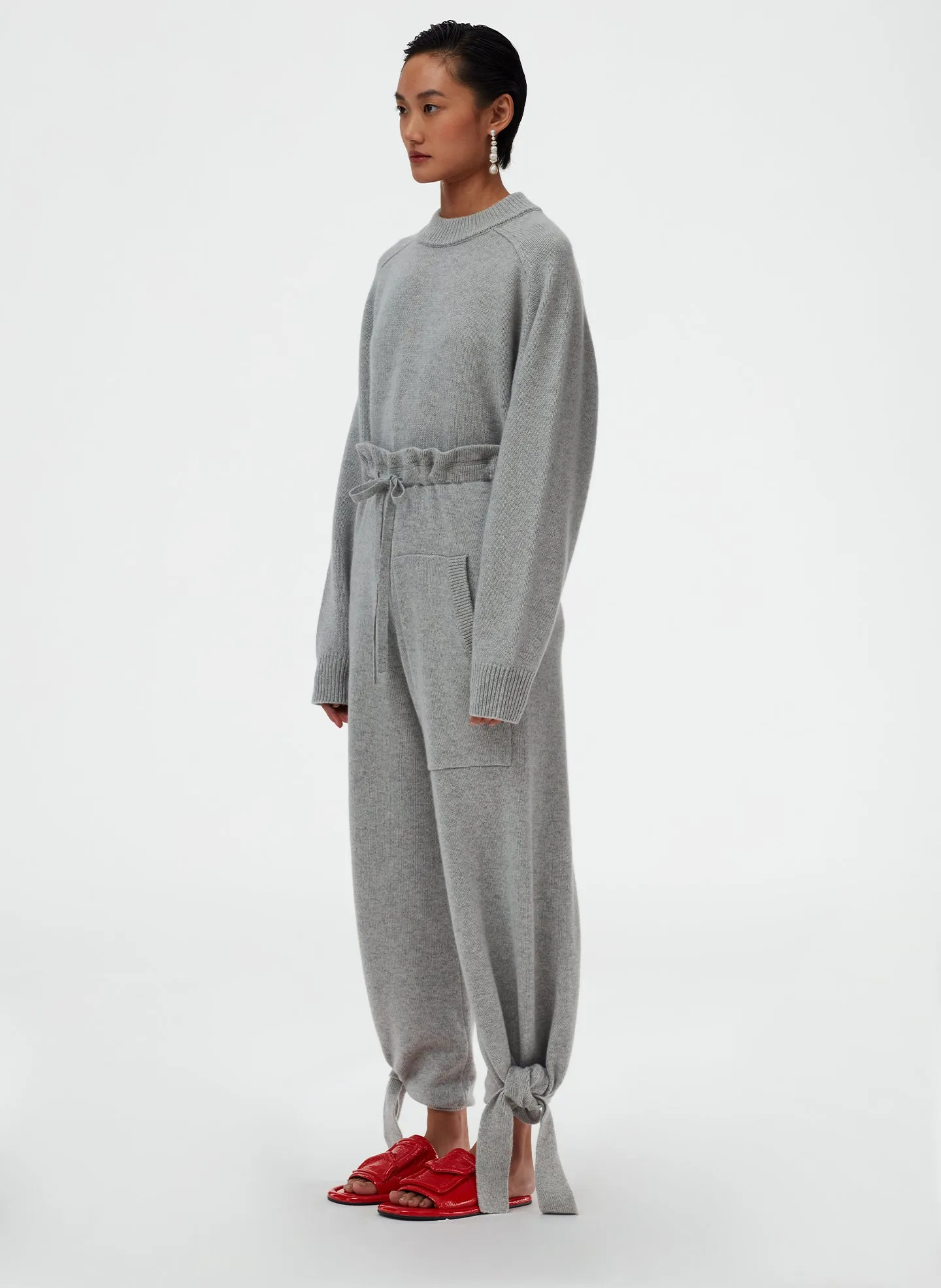 Cashmere Tie Lounge Sweatpants