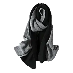 Colorblock Cashmere Scarf - Unisex