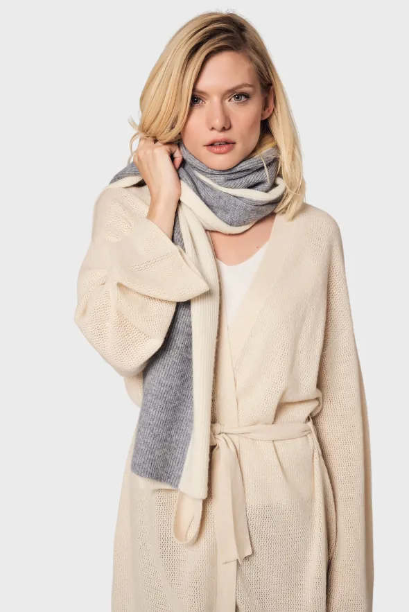 Colorblock Cashmere Scarf - Unisex