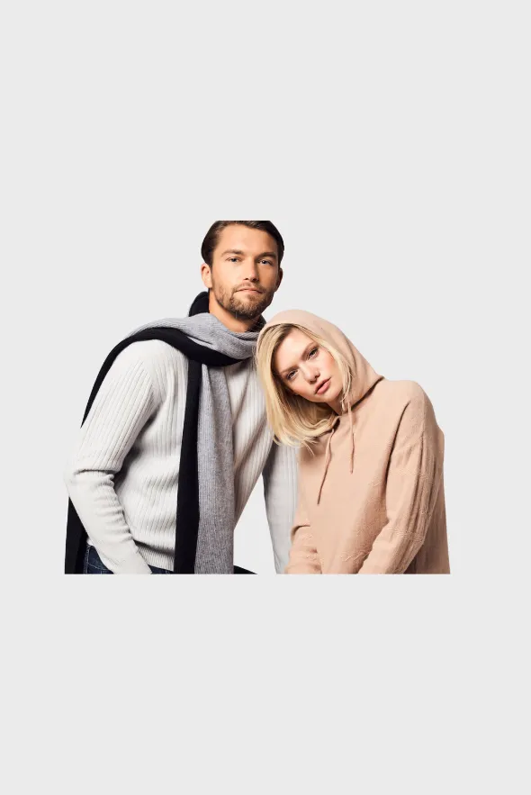 Colorblock Cashmere Scarf - Unisex