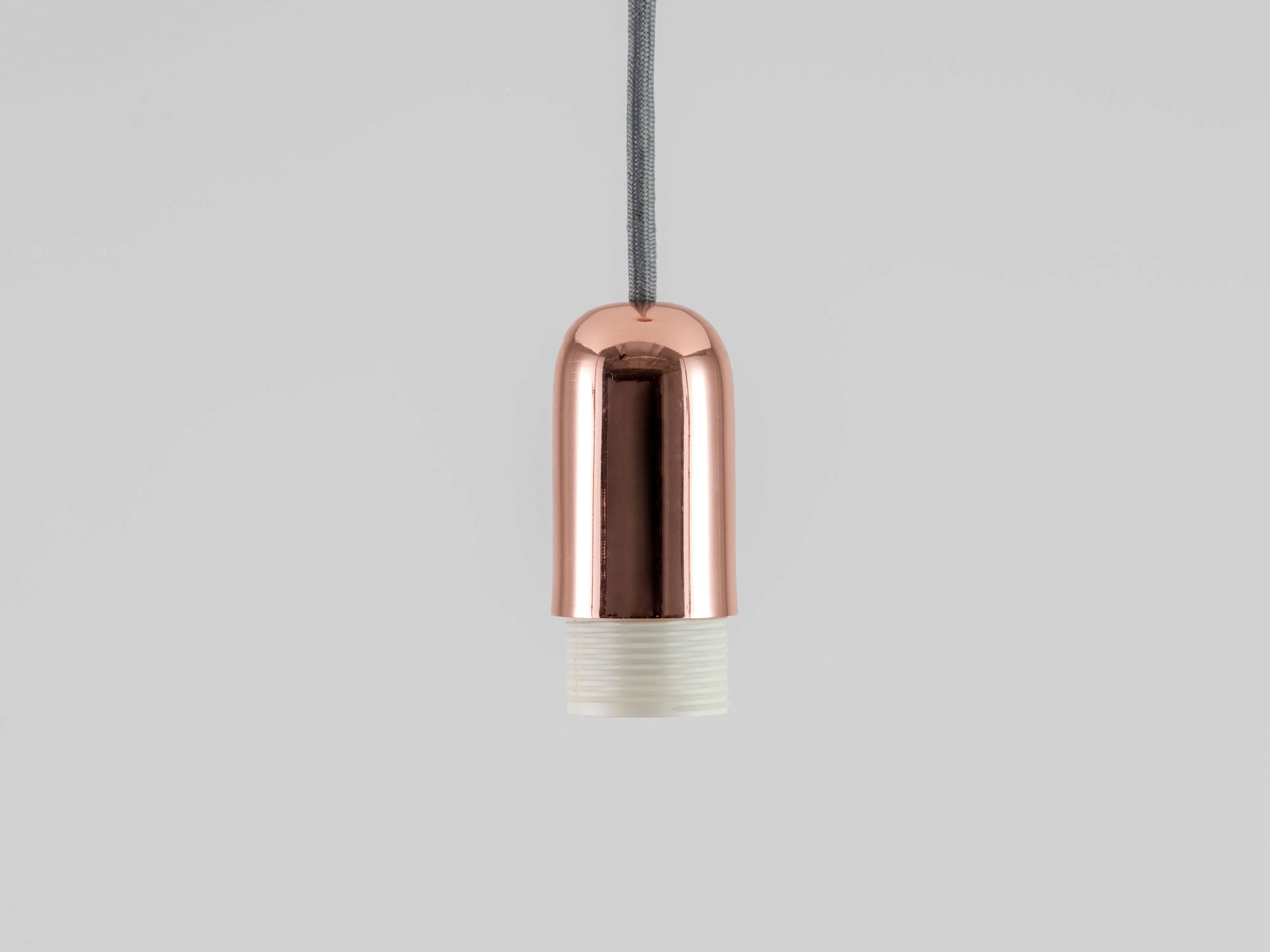 Copper ceiling pendant fitting