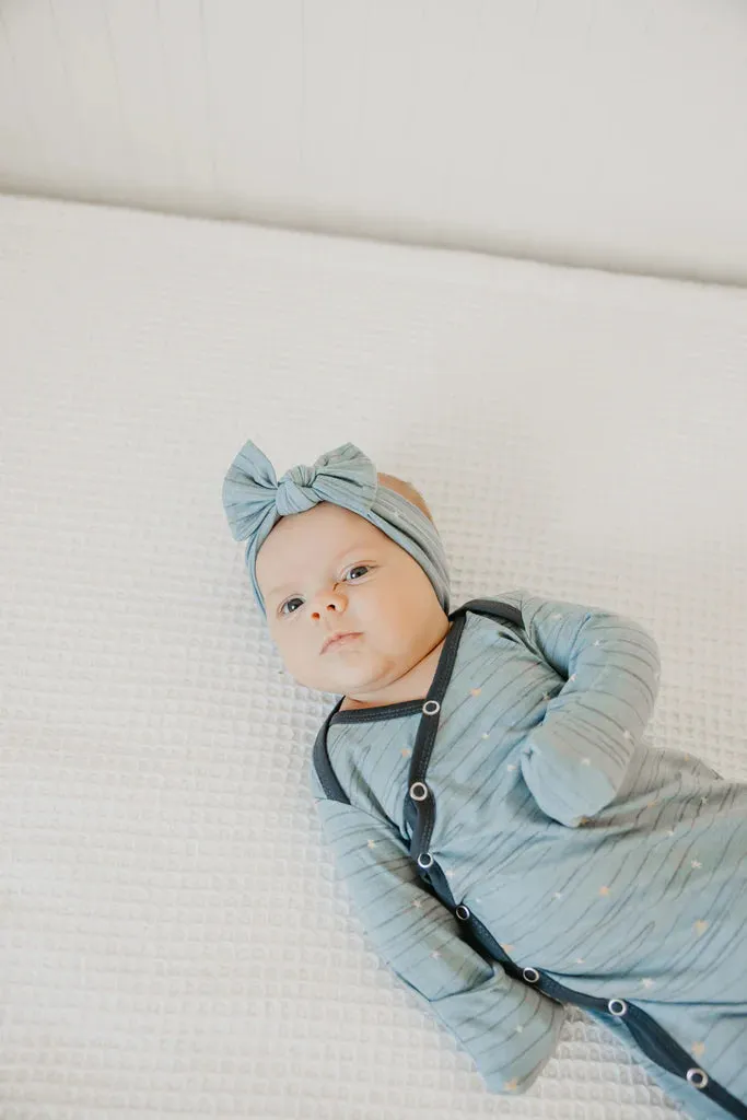 Copper Pearl - Newborn Knotted Gown - Starlight