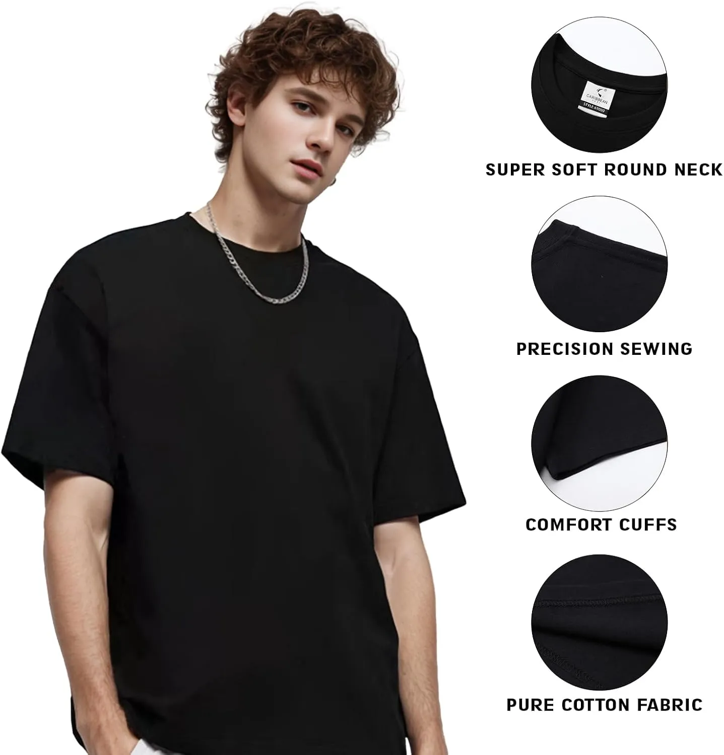 Custom T Shirt for Men, Design Your Own T-Shirts, Personalized T-Shirts Women Front & Back