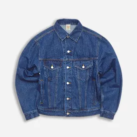 DENIM LOOSE FIT TRUCKER JACKET - INDIGO