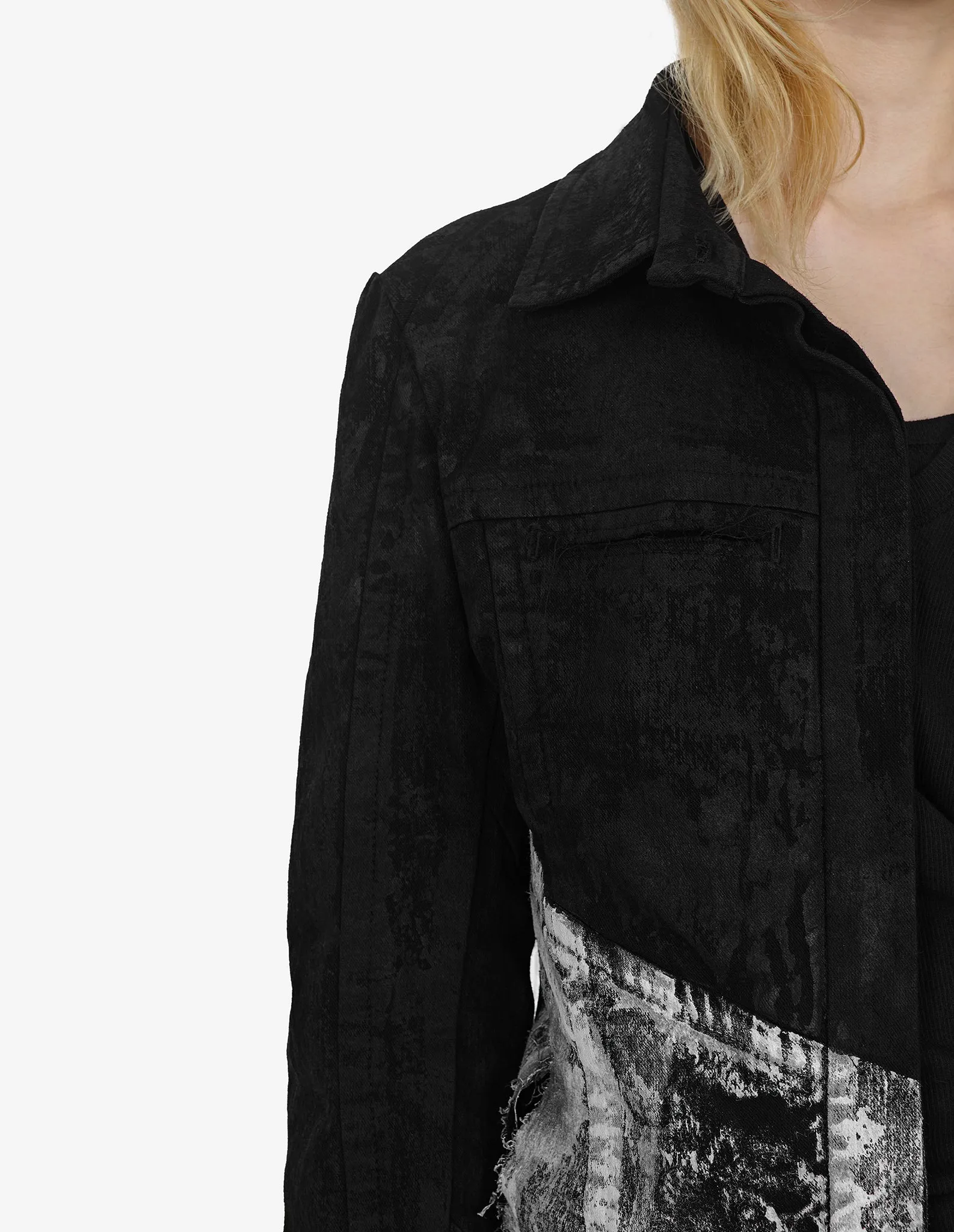 Double-Painted Denim Jacket