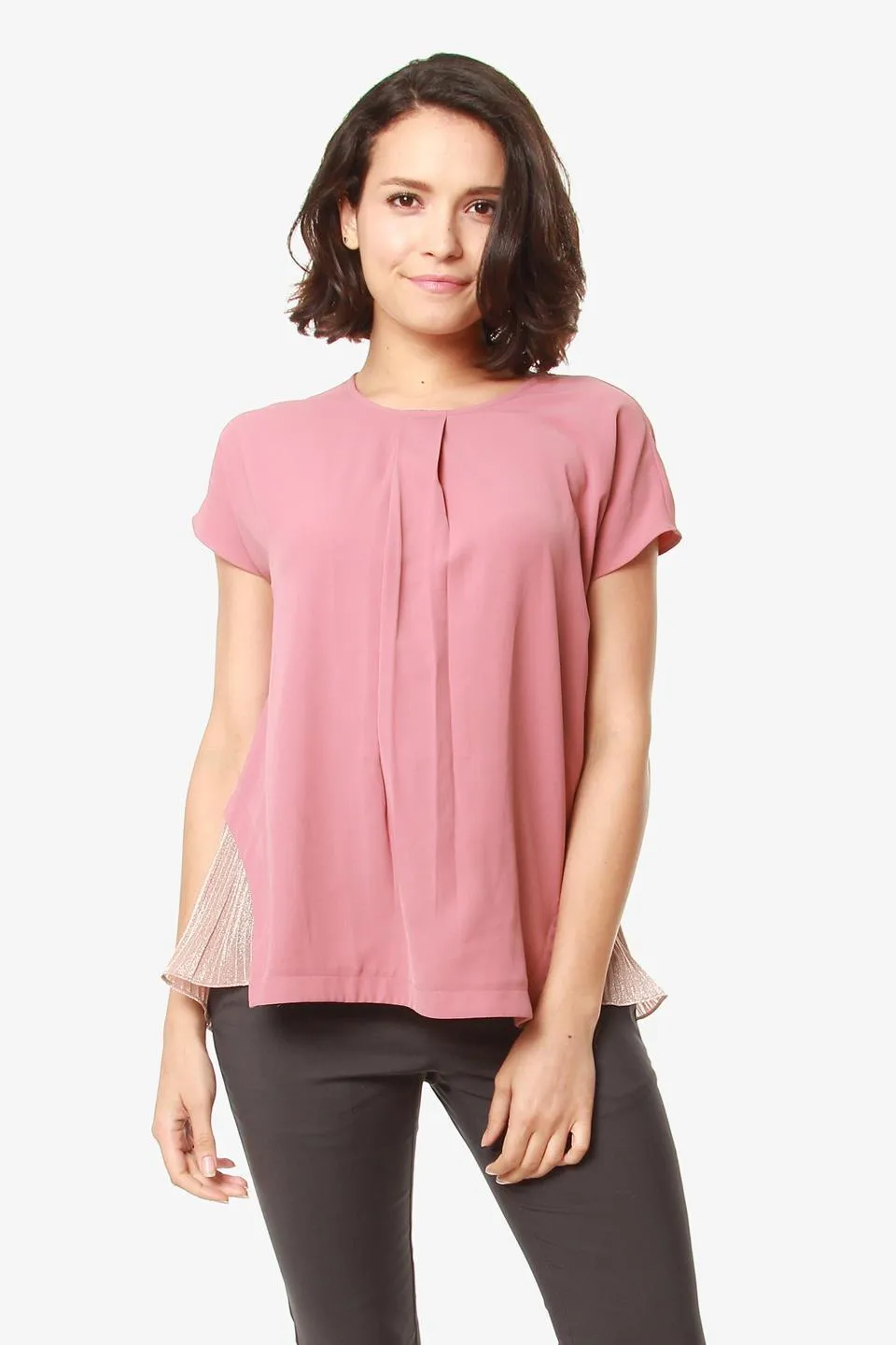 Emelia Nursing Top Dusty Pink